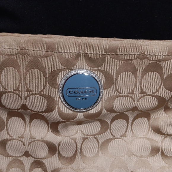 Vintage Coach Color Block Cross Body Bag Adjustable Strap VGUC - Picture 3 of 7